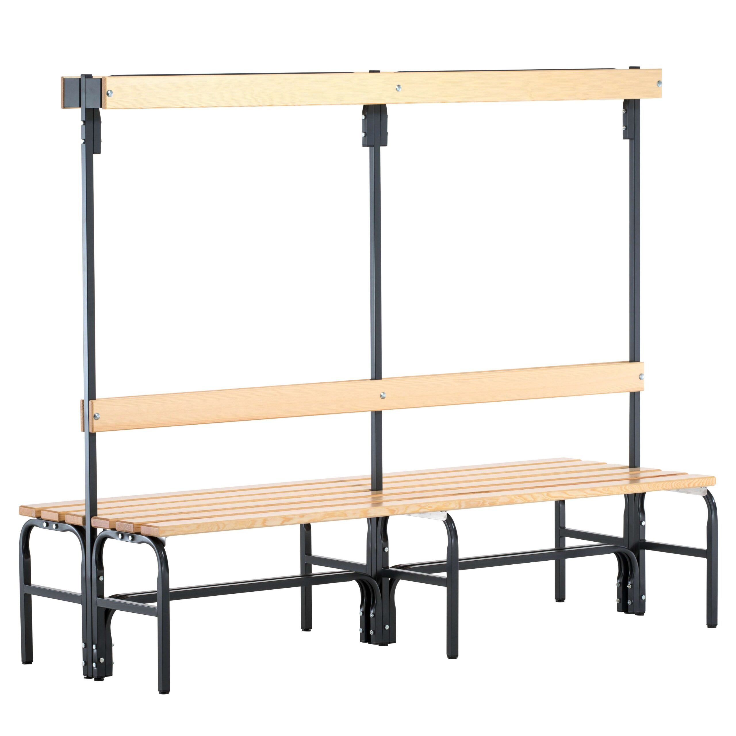 Sypro Umkleidebank für Trockenräume mit Rückenlehne