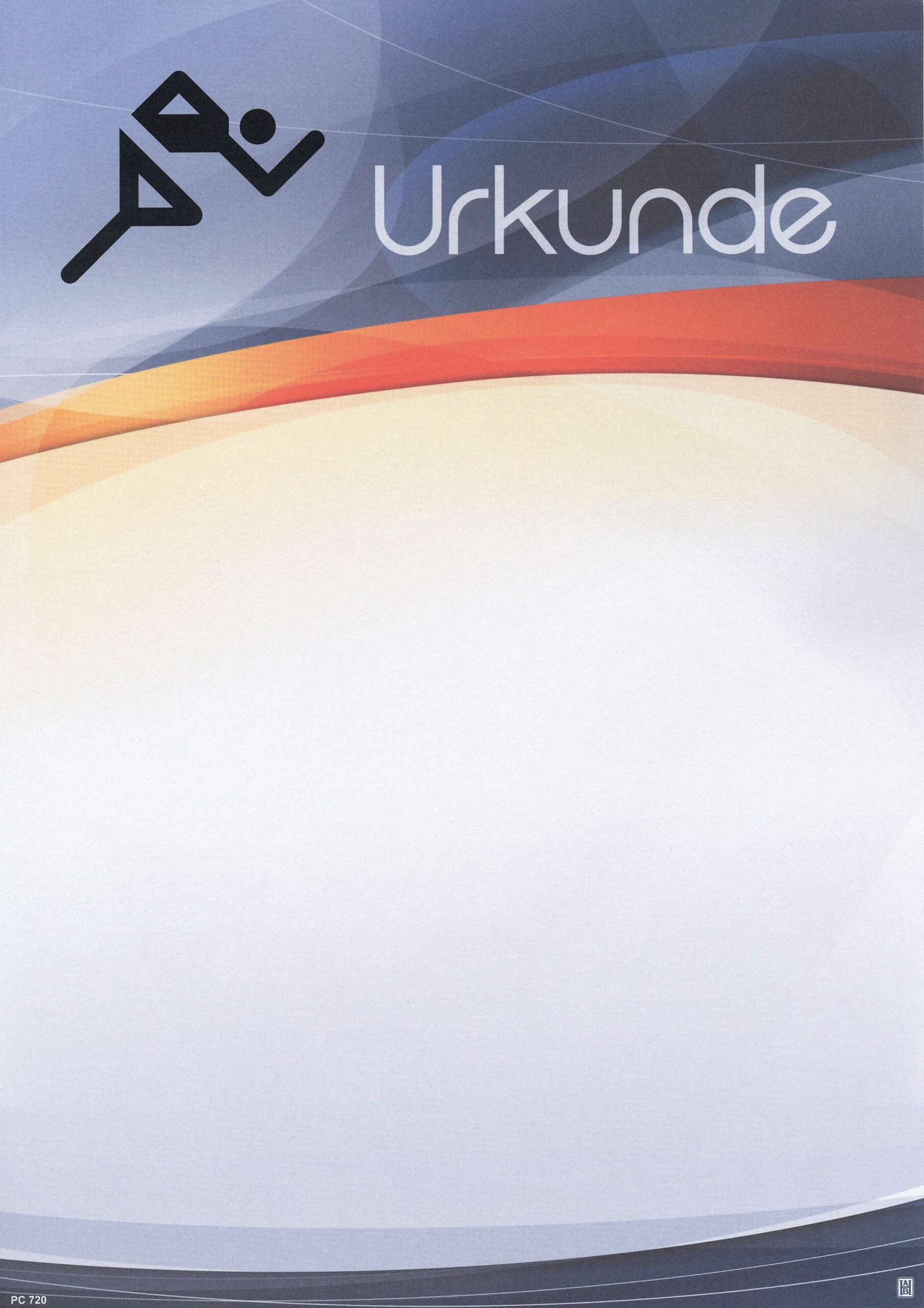 Urkunde "Leichtathletik"